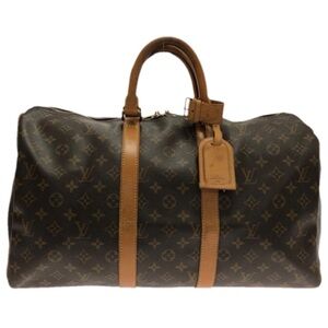 Louis Vuitton Monogram Duffel Bag in Brown and Tan